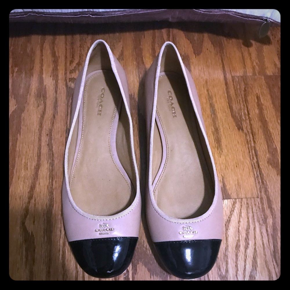 Coach ballet shoes size 8